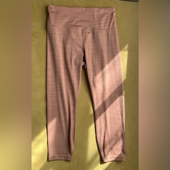 Athleta Women's Elation Space Dye 7/8 Brown Tights - Picture 1 of 10